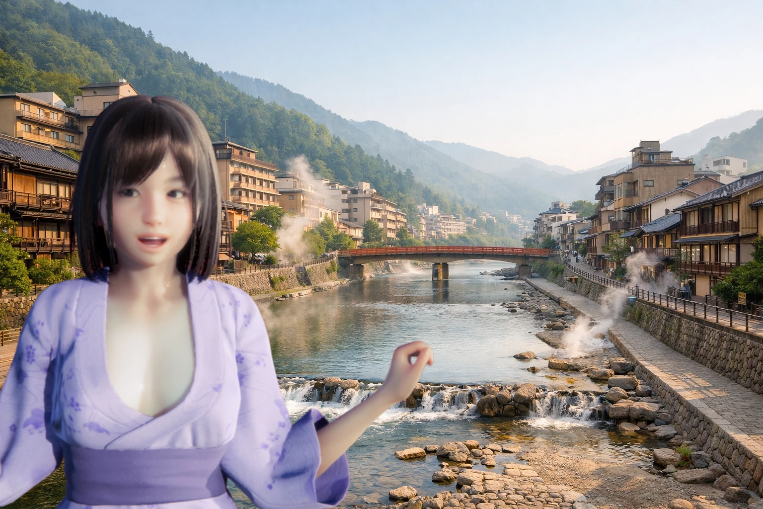 下呂温泉の景観