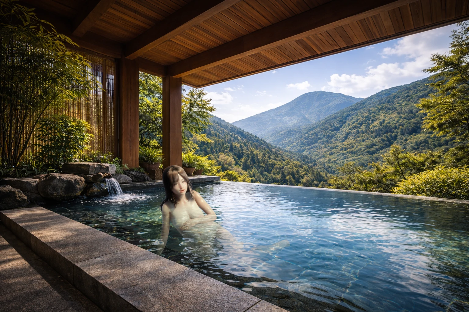 箱根温泉郷の露天風呂